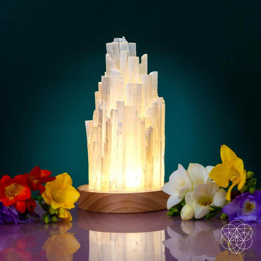 The Cleanse-All Selenite Lamp - 2 Pounds of Healing Power - Tampa Home & Garden Store