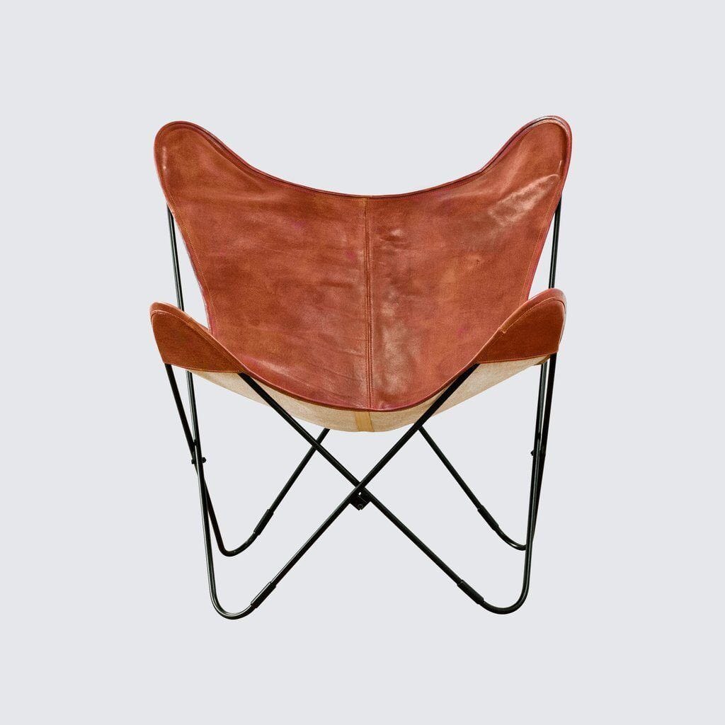 The Cognac Vintage Butterfly Chair - Tampa Home & Garden Store