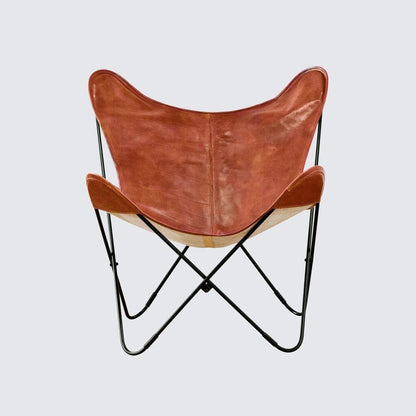 The Cognac Vintage Butterfly Chair - Tampa Home & Garden Store