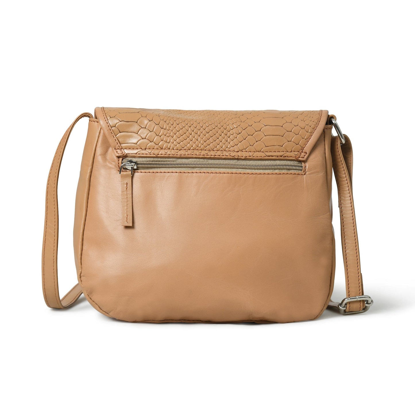 The Croco Satchel- Beige - Tampa Home & Garden Store