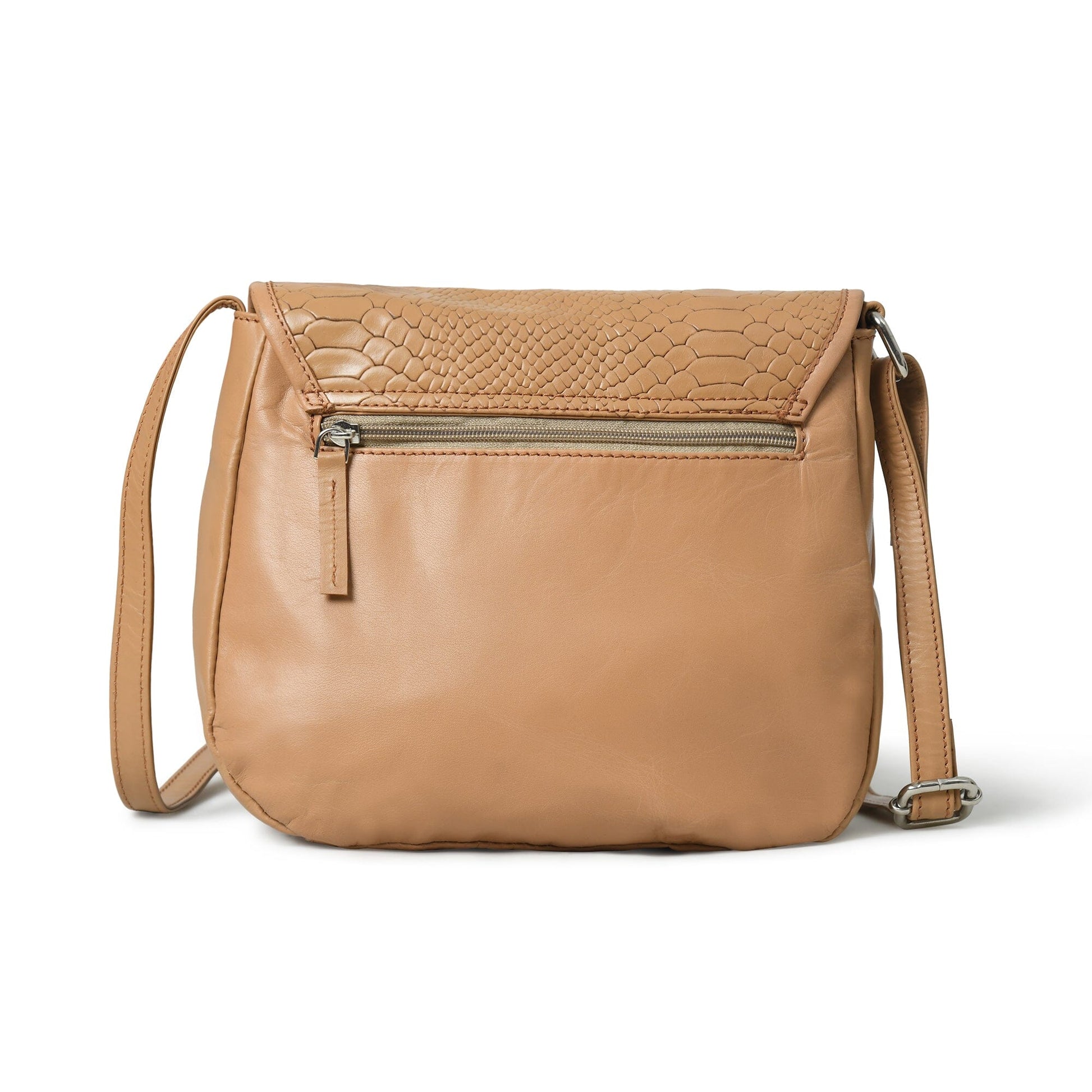 The Croco Satchel- Beige - Tampa Home & Garden Store