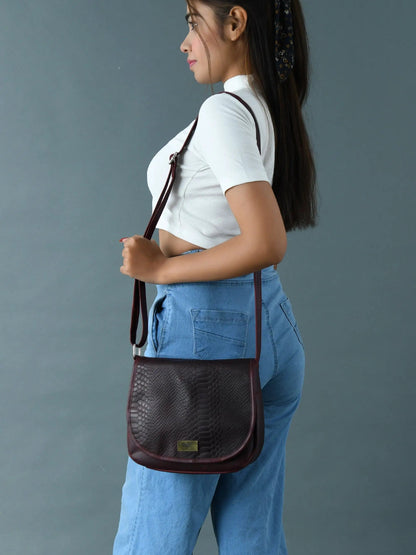 The Croco Satchel- Cherry Red - Tampa Home & Garden Store