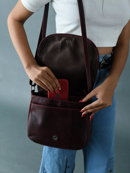 The Croco Satchel- Cherry Red - Tampa Home & Garden Store