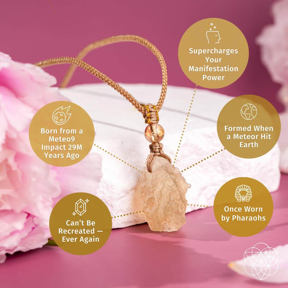 The Destiny Relic – Libyan Desert Glass Pendant - Tampa Home & Garden Store