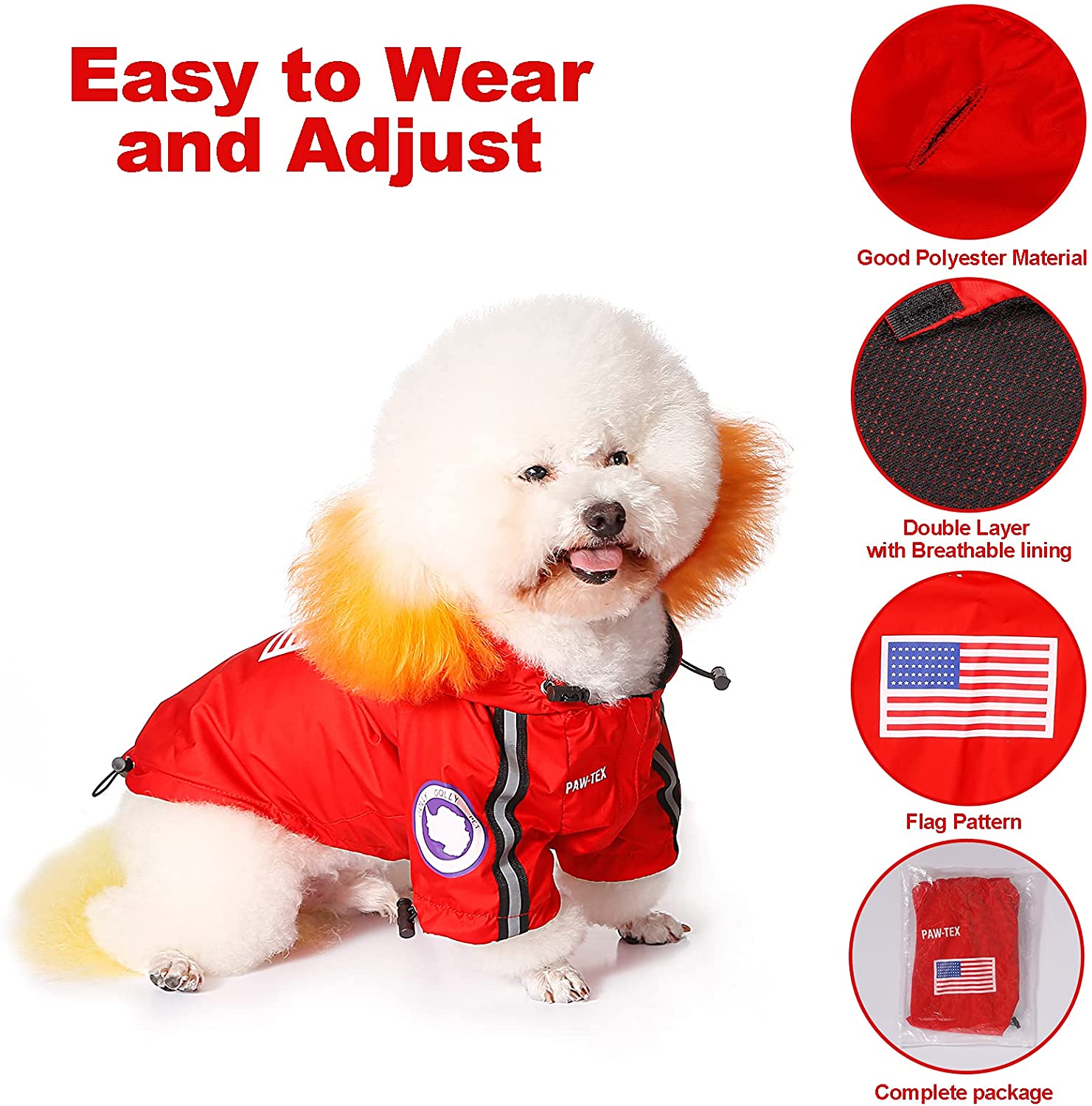 The Dog Face Pet Raincoat - Tampa Home & Garden Store