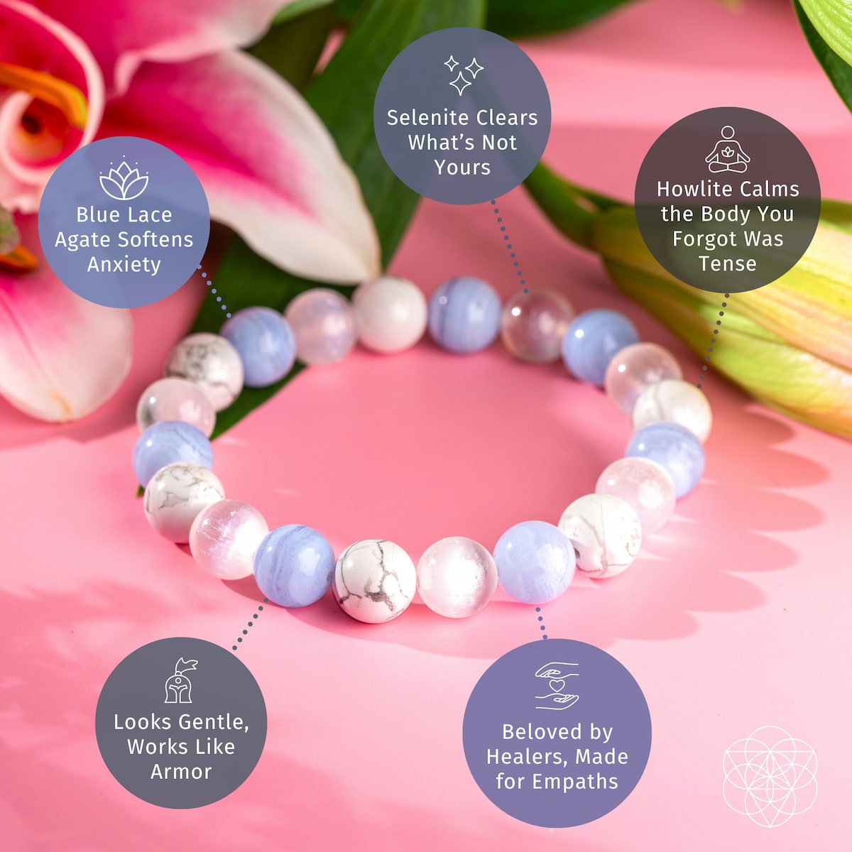 The Empath’s Trio - Daily Reset Bracelet - Tampa Home & Garden Store