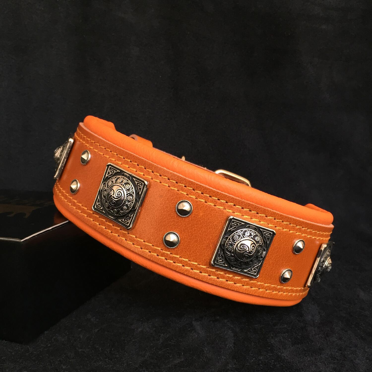 The "Eros" collar 2.5 inch wide Brown - Tampa Home & Garden Store