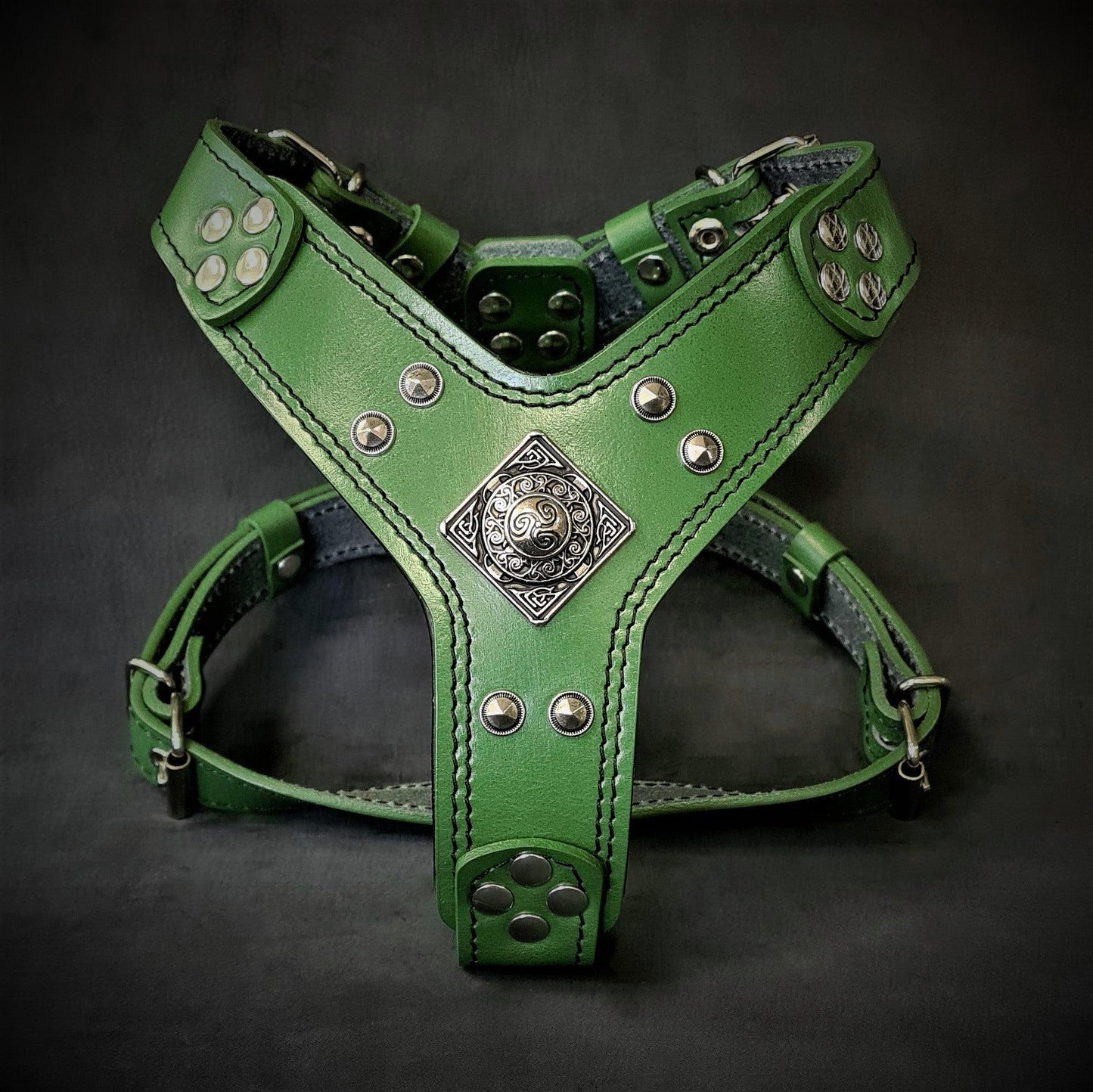 The ''Eros'' harness Green Small to Medium Size - Tampa Home & Garden Store