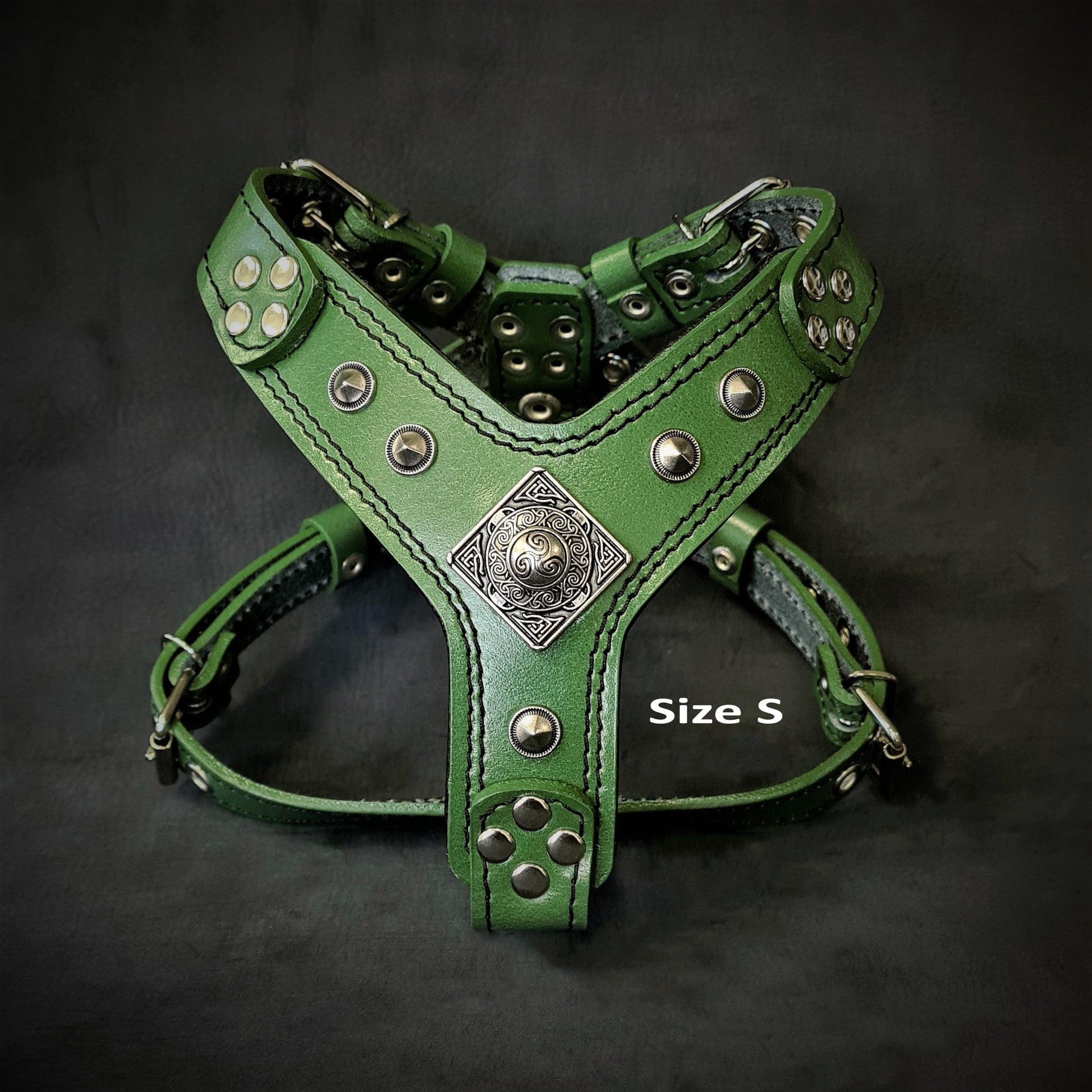 The ''Eros'' harness Green Small to Medium Size - Tampa Home & Garden Store