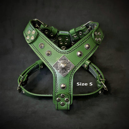 The ''Eros'' harness Green Small to Medium Size - Tampa Home & Garden Store
