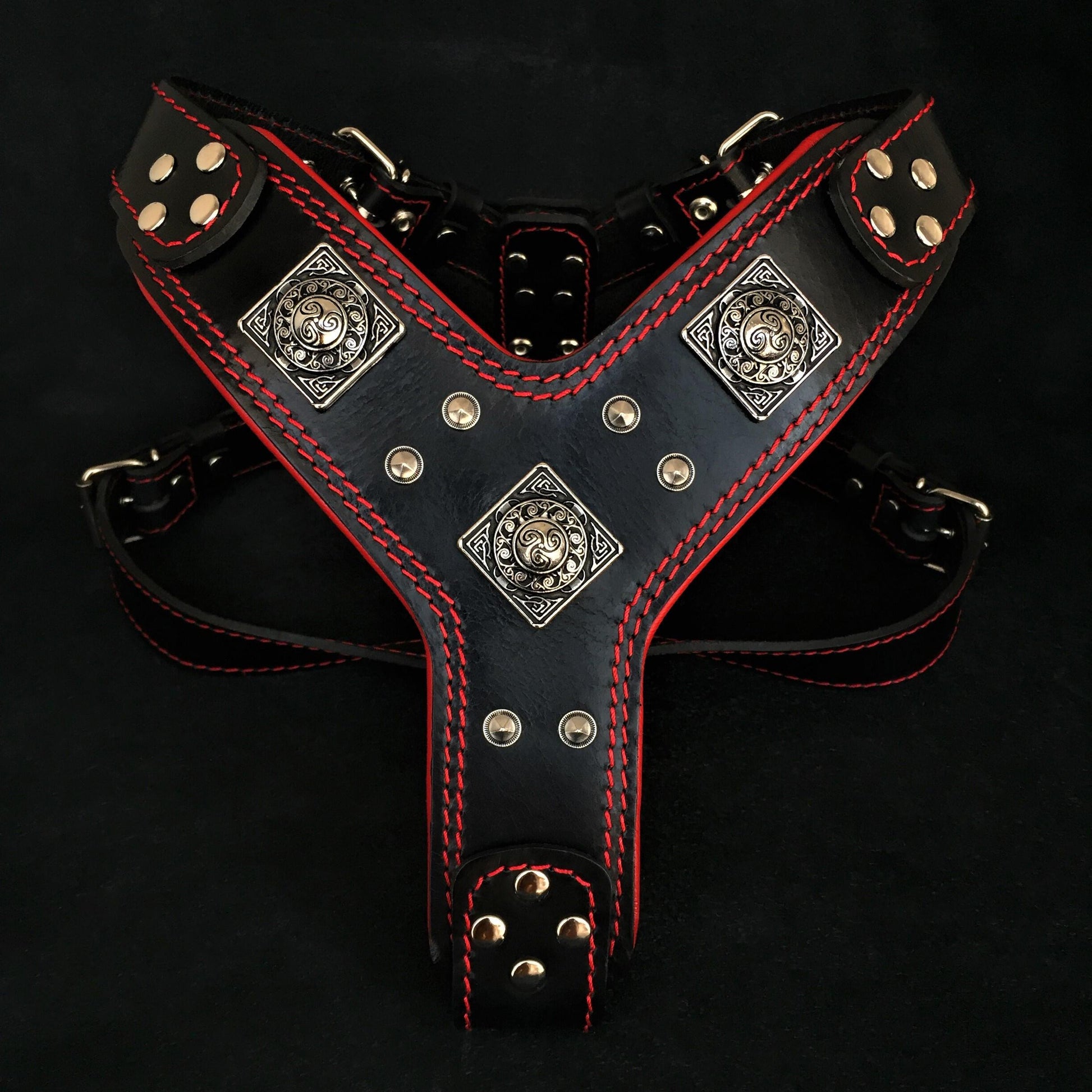The "Eros" harness black & red - Tampa Home & Garden Store