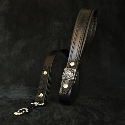 The ''Eros'' leash all Black - Tampa Home & Garden Store
