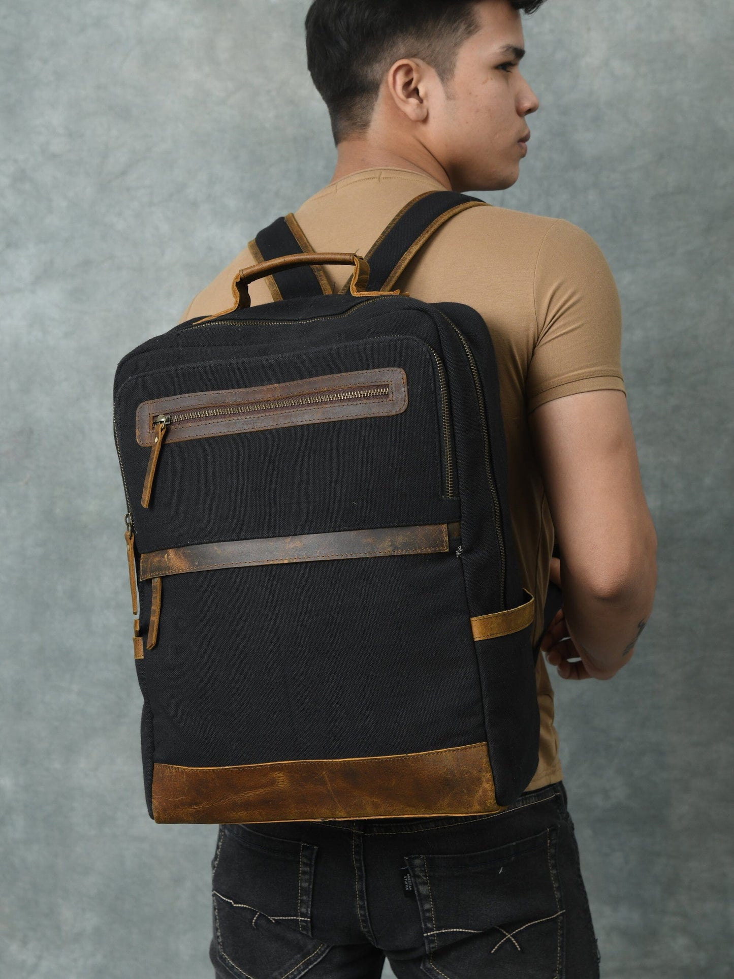 The Foster Canvas Backpack - Tampa Home & Garden Store
