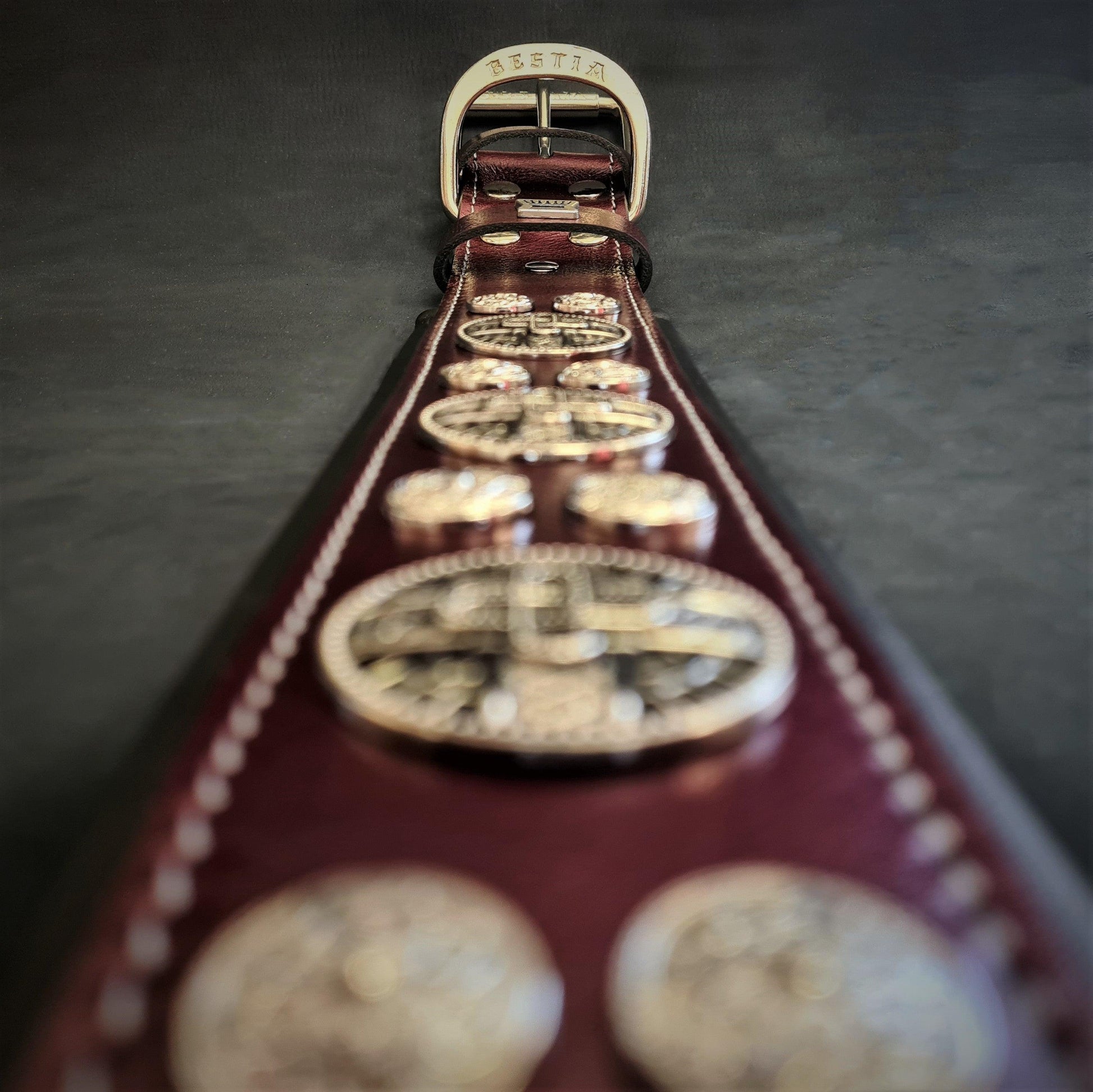 The "Hektor" Burgundy Collar LIMITED - Tampa Home & Garden Store