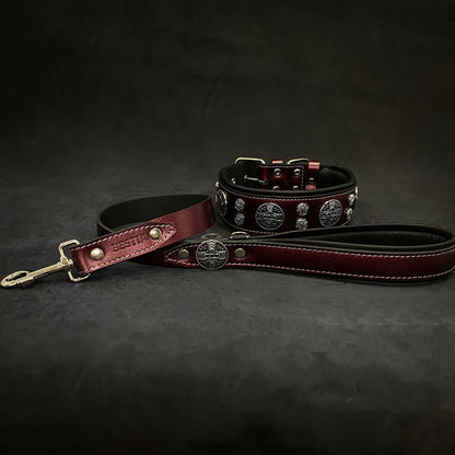 The "Hektor" Burgundy Collar LIMITED - Tampa Home & Garden Store