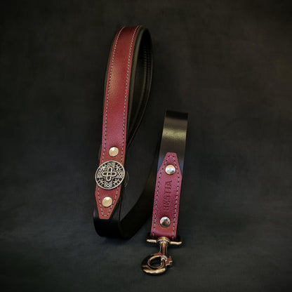 The "Hektor" Burgundy dog leash-LIMITED - Tampa Home & Garden Store