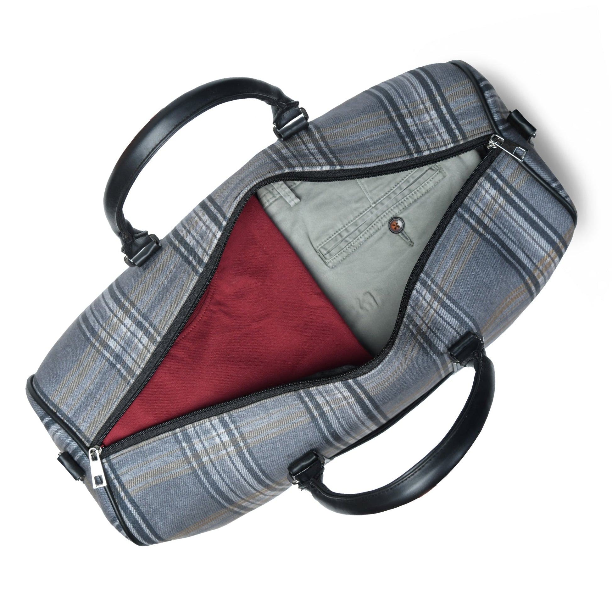 The Highlander Plaid Duffle Bag - Tampa Home & Garden Store