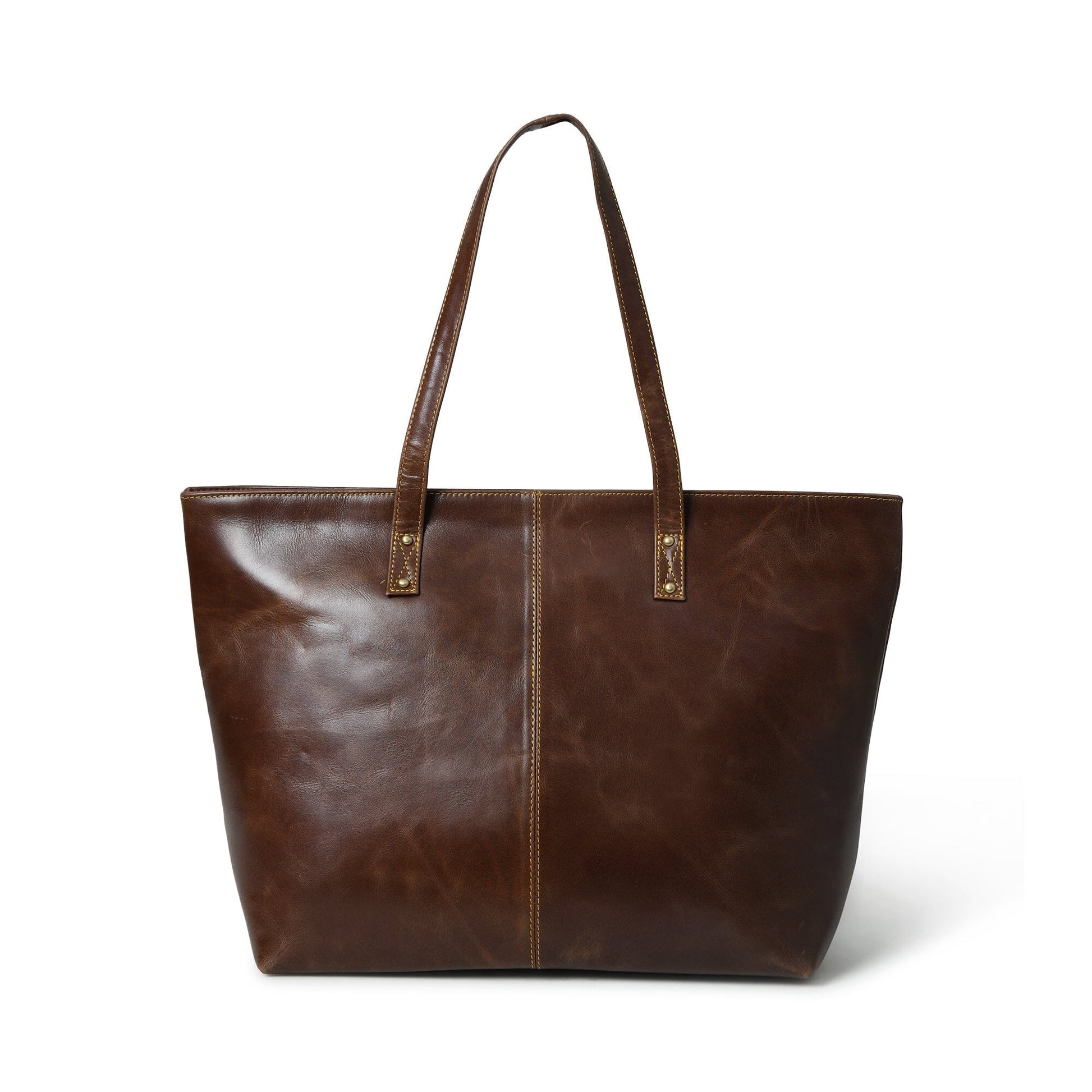 The Kim Tote Bag- Dark Brown - Tampa Home & Garden Store