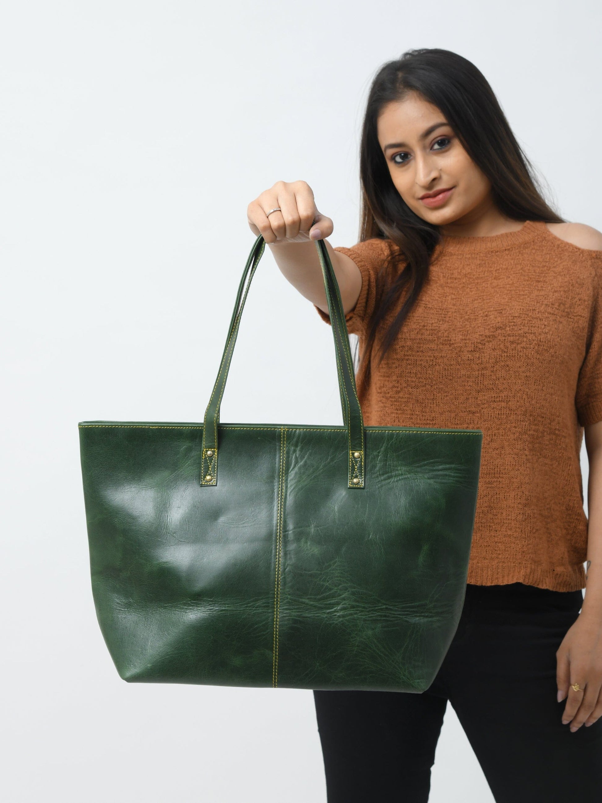 The Kim Tote Bag - Green - Tampa Home & Garden Store