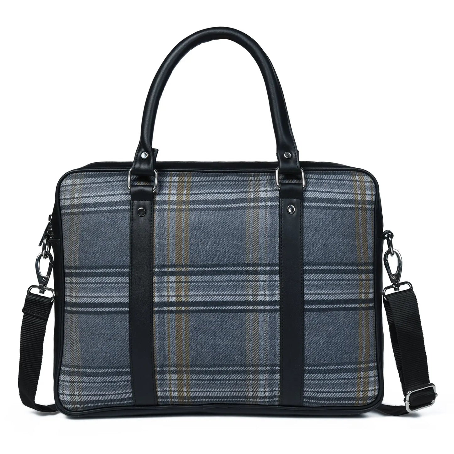 The Madison Plaid Briefcase - Tampa Home & Garden Store