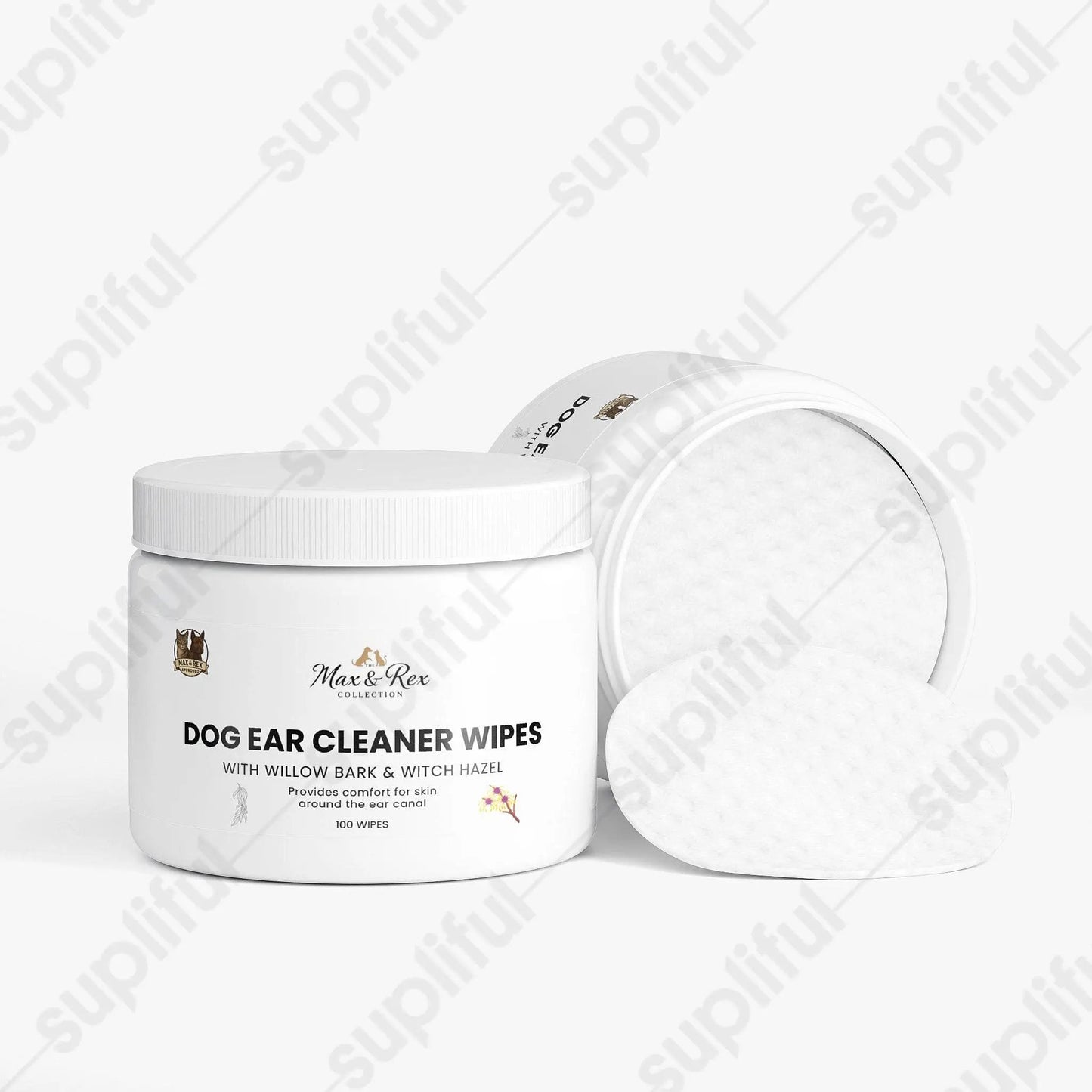 The Max & Rex Collection Dog Ear Cleaner Wipes - Tampa Home & Garden Store