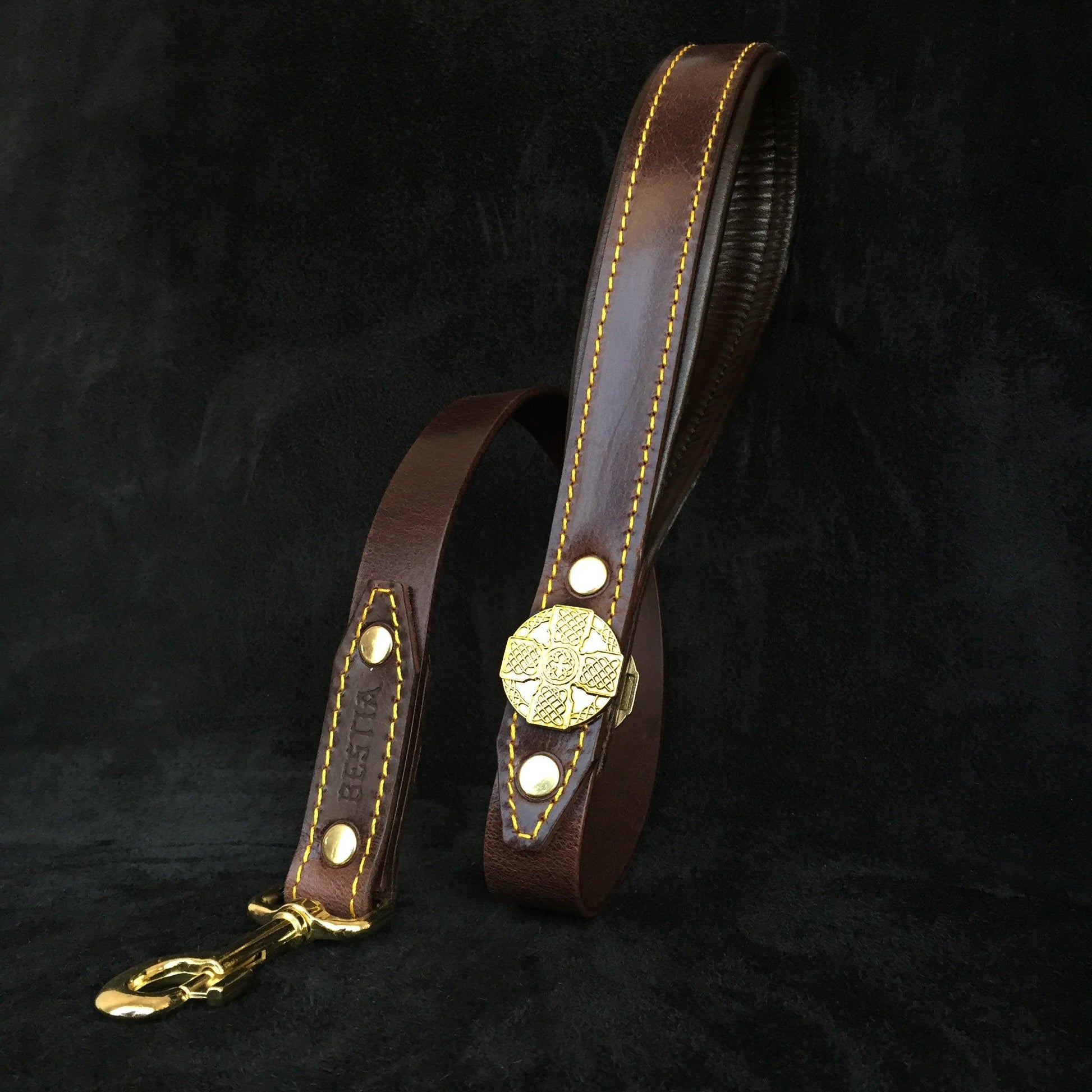 The "Maximus" Brown leash - Tampa Home & Garden Store