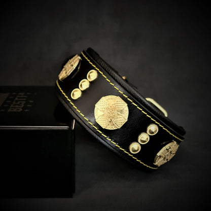 The "Maximus" collar 2 inch wide gold decoration - Tampa Home & Garden Store