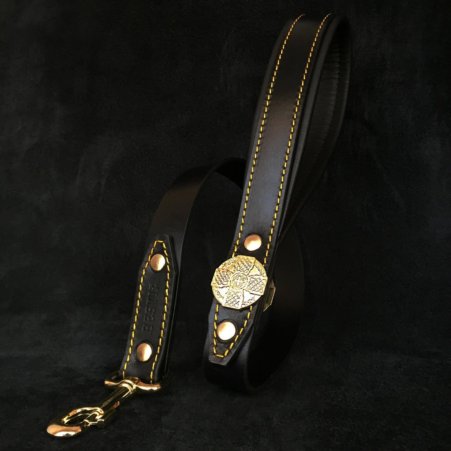 The "Maximus" harness black & gold - Tampa Home & Garden Store
