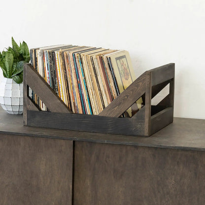 The Milk Crate Alternative: 12" Vinyl Record Storage - Tampa Home & Garden Store