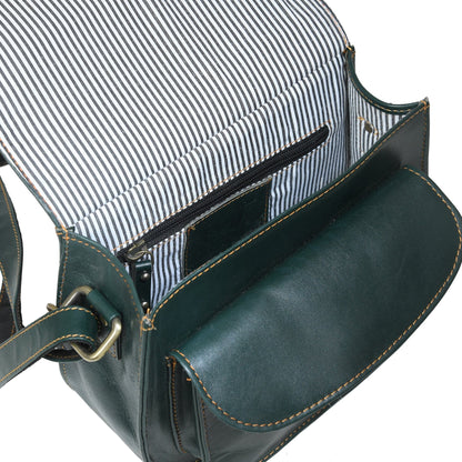 The Molina Satchel- Green - Tampa Home & Garden Store