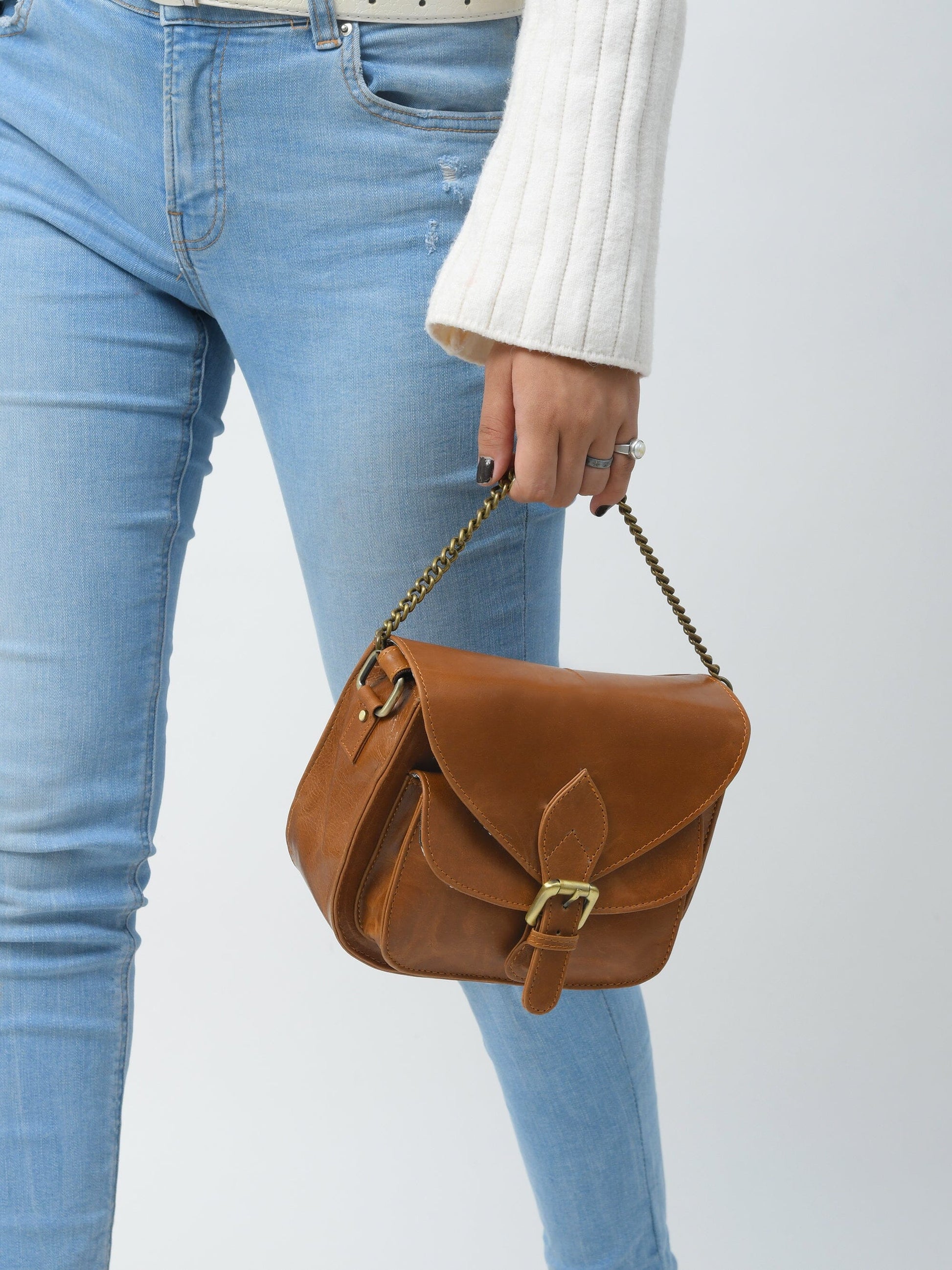 The Molina Satchel- Tan Brown - Tampa Home & Garden Store