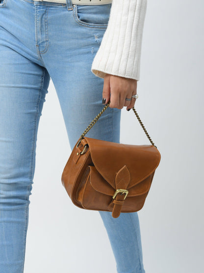 The Molina Satchel- Tan Brown - Tampa Home & Garden Store