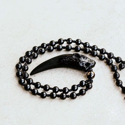 The Obsidian Wolf Pendant - Tampa Home & Garden Store