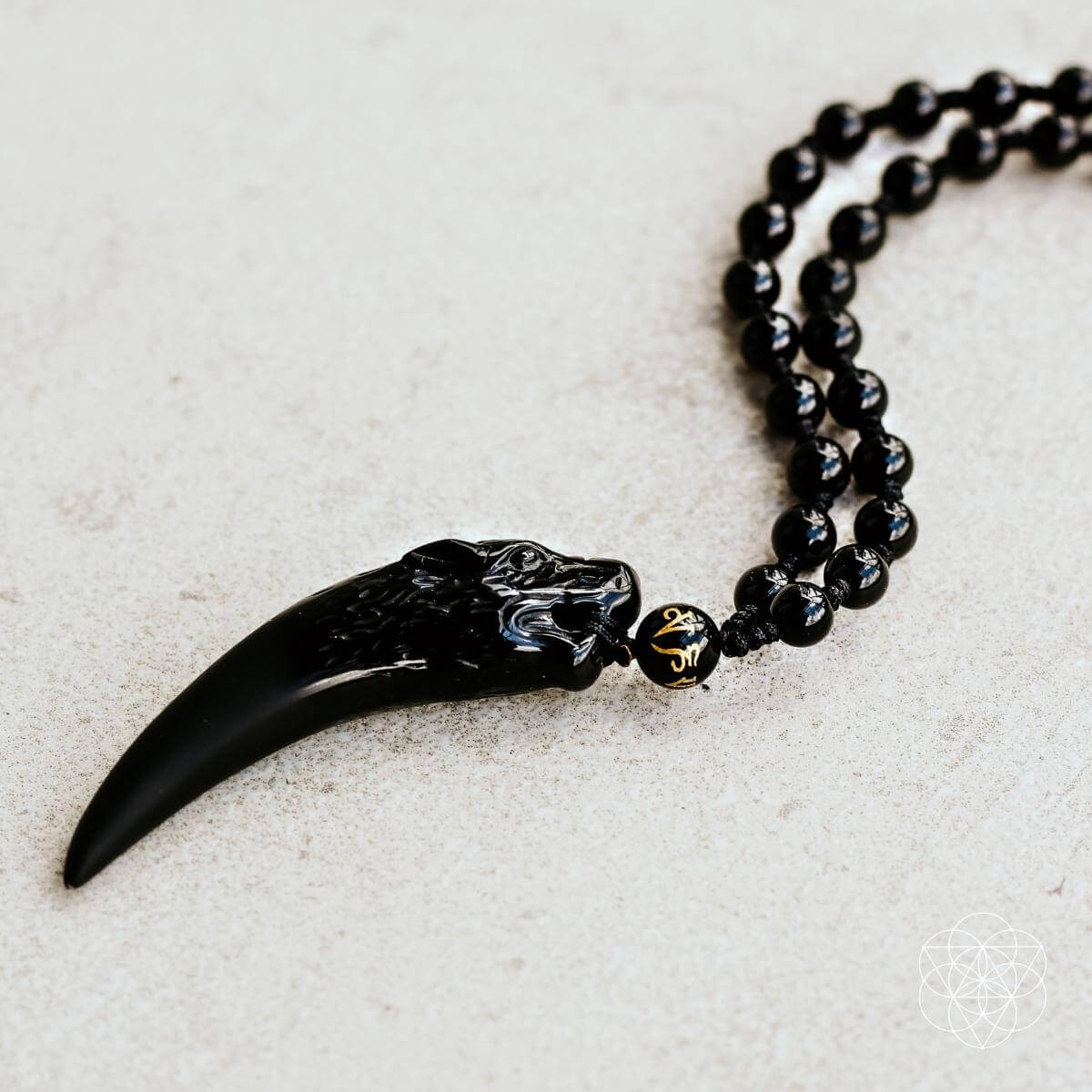The Obsidian Wolf Pendant - Tampa Home & Garden Store