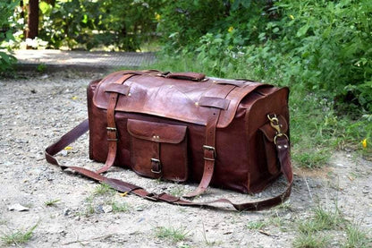 The Peterson Leather Duffle - Tampa Home & Garden Store