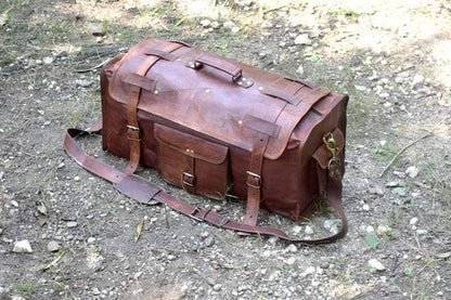 The Peterson Leather Duffle - Tampa Home & Garden Store