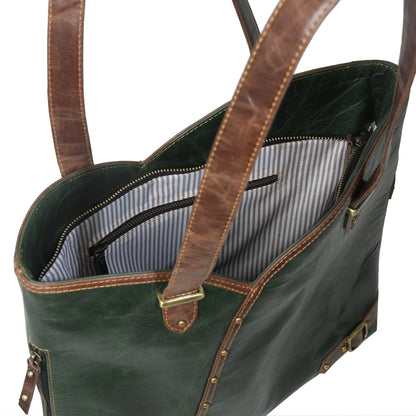 The Riley Handbag- Green - Tampa Home & Garden Store