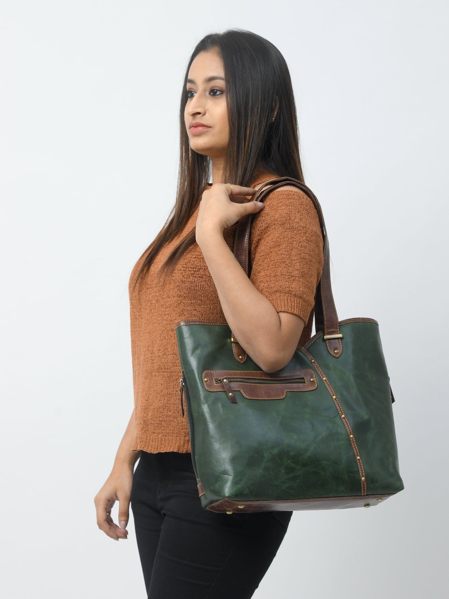 The Riley Handbag- Green - Tampa Home & Garden Store