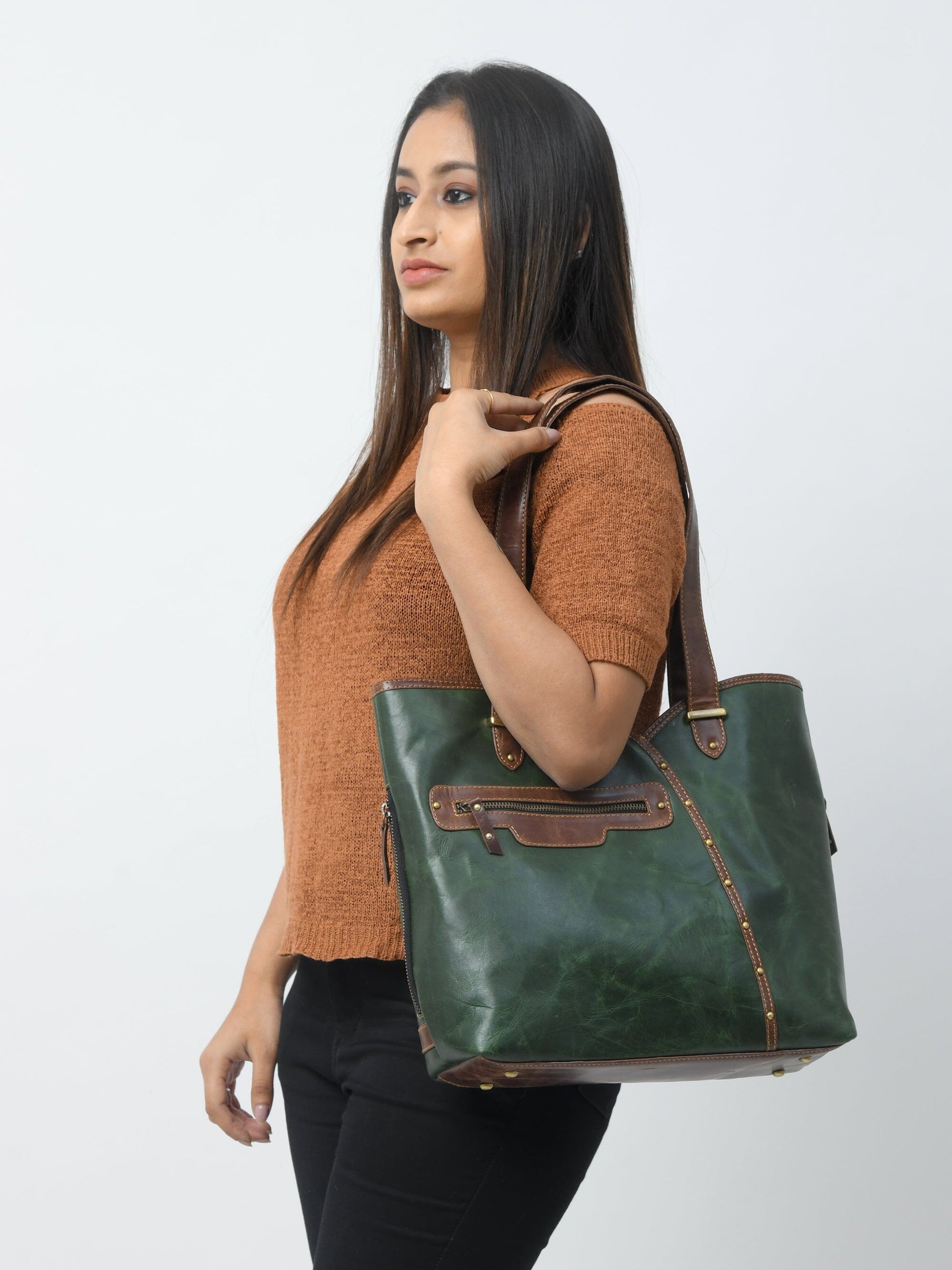 The Riley Handbag- Green - Tampa Home & Garden Store