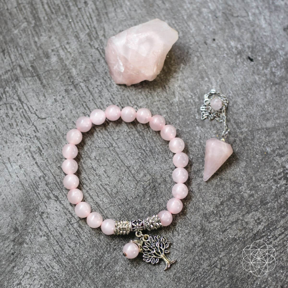 The Rose Quartz Healing Crystal Set - Tampa Home & Garden Store