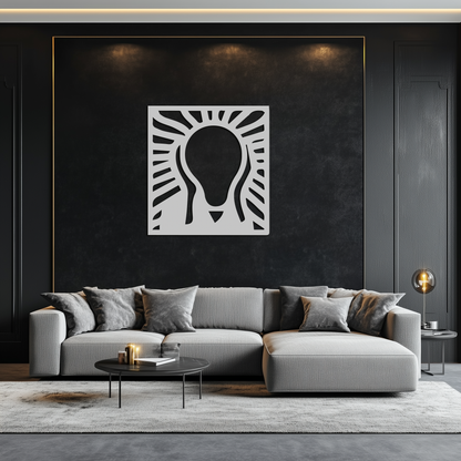 The Scream Metal Wall Art - Minimalist Expressionist Decor- KAF179 - Tampa Home & Garden Store