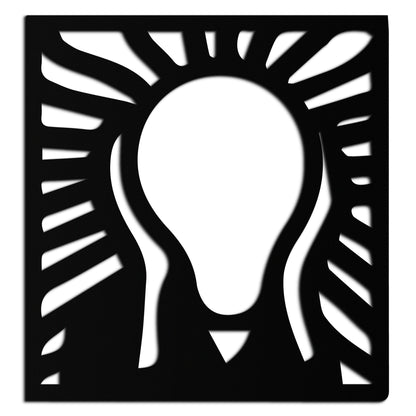 The Scream Metal Wall Art - Minimalist Expressionist Decor- KAF179 - Tampa Home & Garden Store