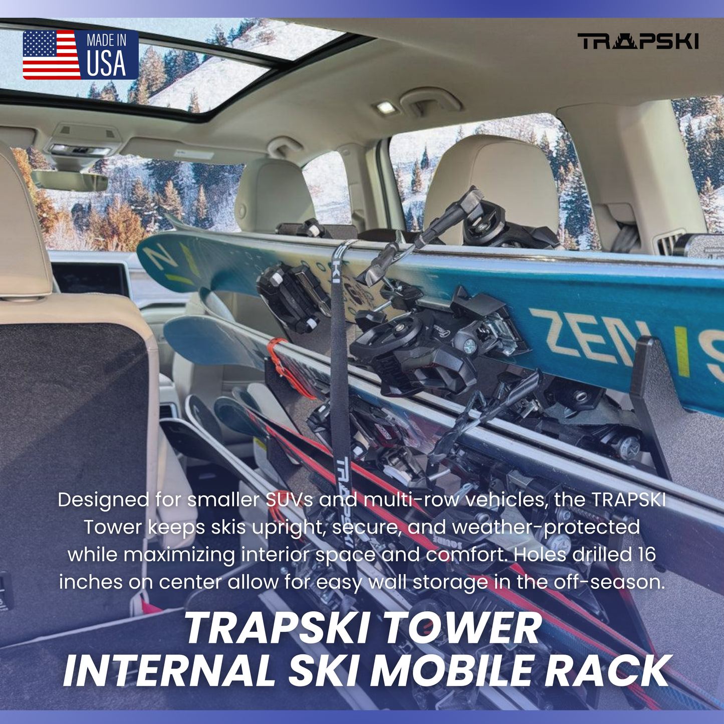 The Tower Vehicle Ski Rack - Tampa Home & Garden Store