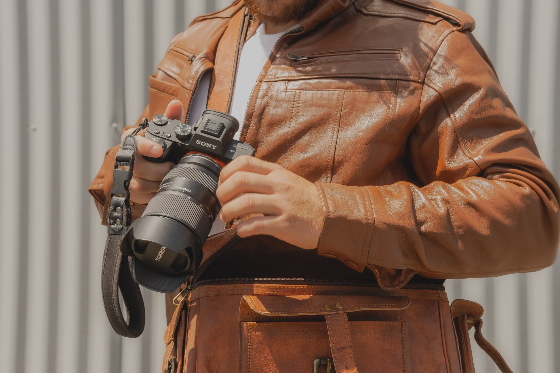 The Wilkinson Brown Leather Jacket - Tampa Home & Garden Store