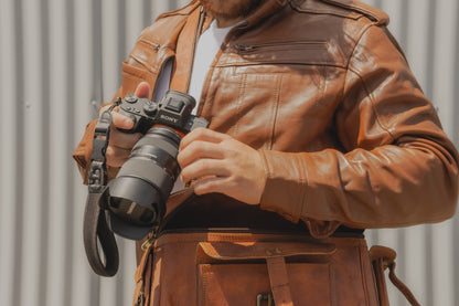 The Wilkinson Brown Leather Jacket - Tampa Home & Garden Store