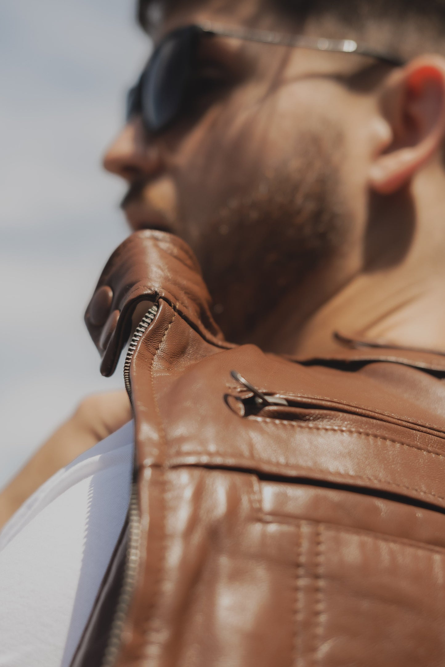 The Wilkinson Brown Leather Jacket - Tampa Home & Garden Store