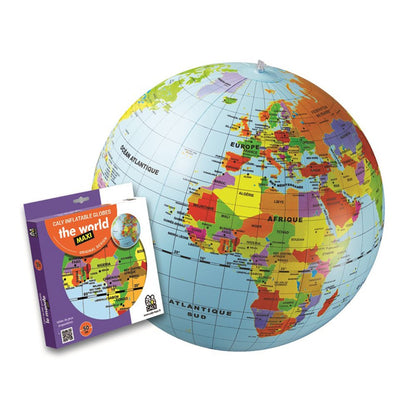 The World 20-inch Large Inflatable Globe - Tampa Home & Garden Store