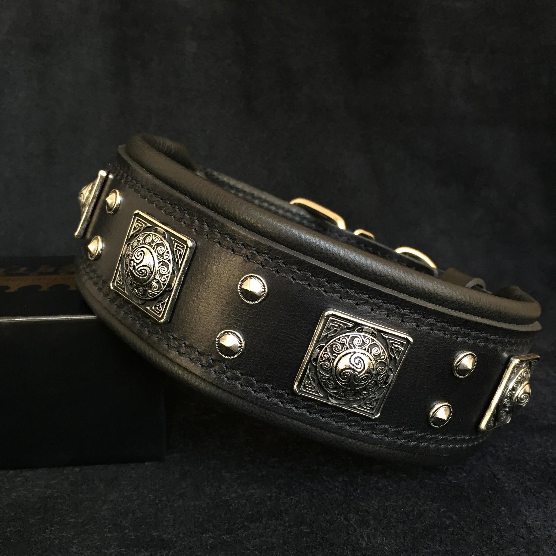 The all Black "Eros" collar 2.5 inch wide - Tampa Home & Garden Store