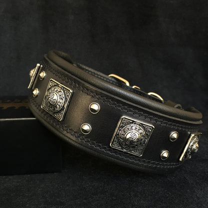 The all Black "Eros" collar 2.5 inch wide - Tampa Home & Garden Store