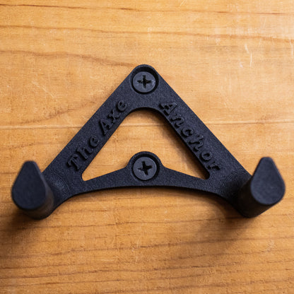Axe Anchors drywall anchors in black plastic triangular frame with screws on wood on Tampa Home & Garden Store